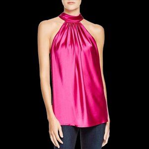 Silk Blend Halter Blouse